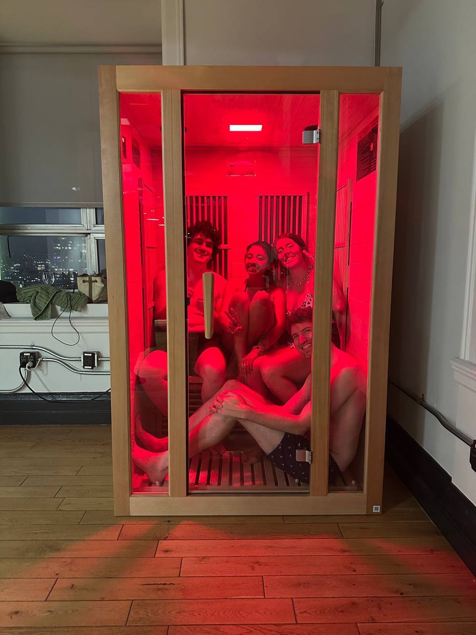 Sauna session